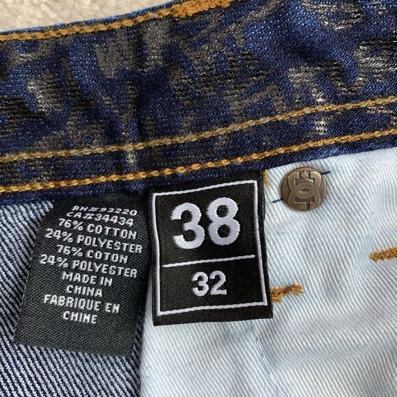 Vintage DC Shoes Mens 38 (Fits 40) Danny Way Skateboarding Denim Cropped Jeans - Picture 9 of 13